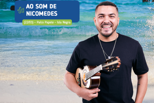 MÚSICA AO VIVO COM NICOMEDES  + Acesso ao Park